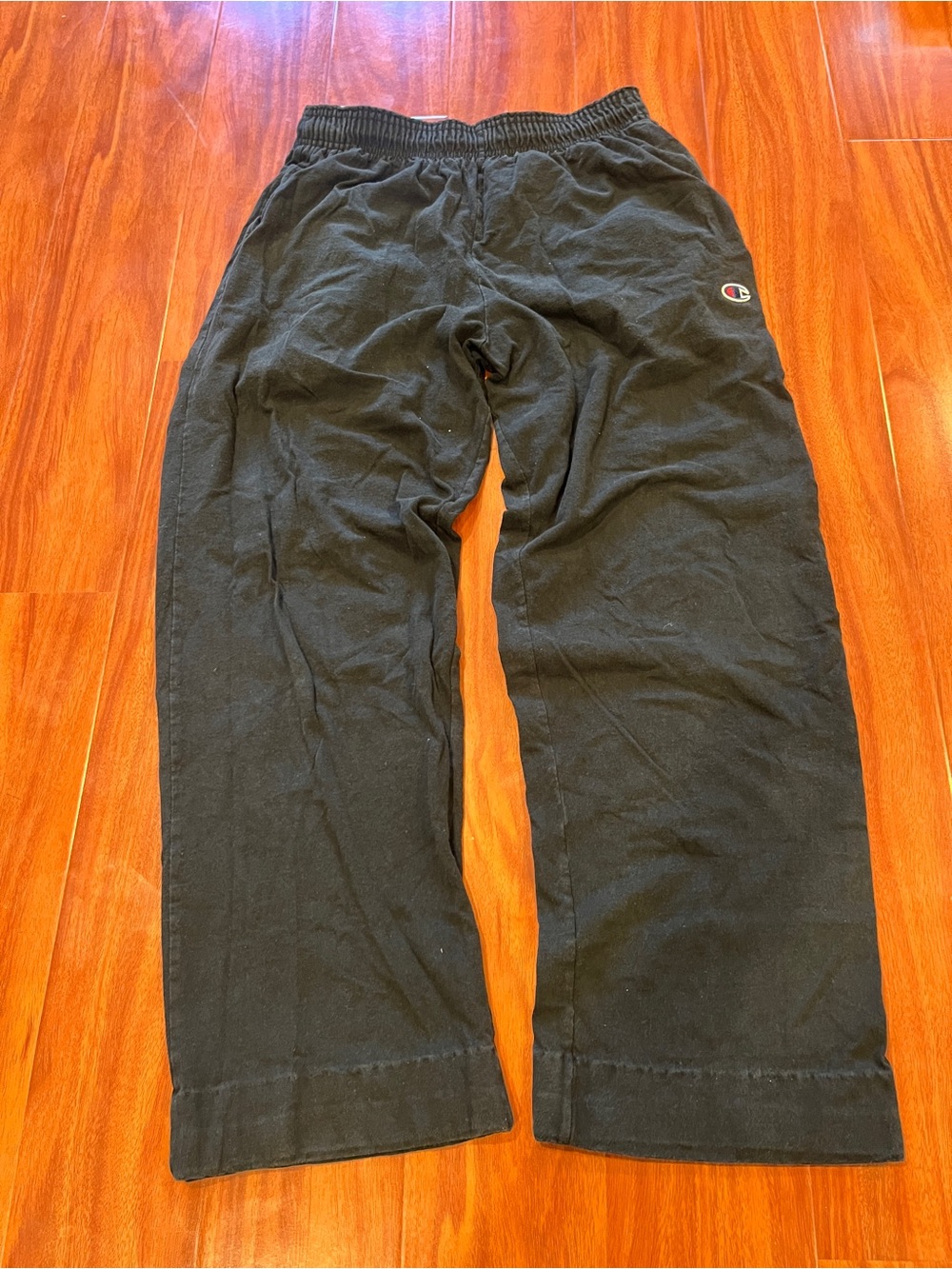 Vintage Navy Champion Streetwear Baggy Pants - Size Medium